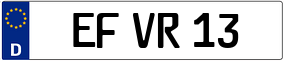 Truck License Plate